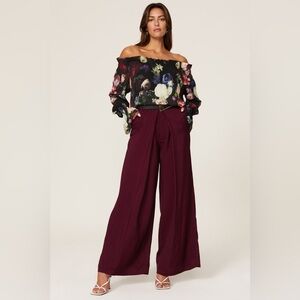 Adam Lippes Floral Off The Shoulder Top